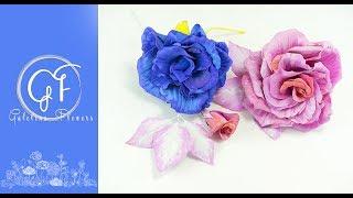 DIY   EVA FOAM (foamiran)  Flowers for Millinery