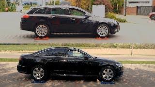 SLIP TEST - Opel Insignia 2.0 CDTI 4x4 vs Audi A6 2.0 TDI Quattro - @4x4.tests.on.rollers