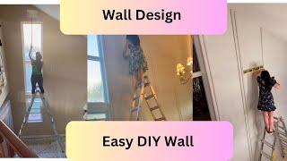 Transforming a 20-Foot Wall with MDF Strips | DIY Wall Design Series