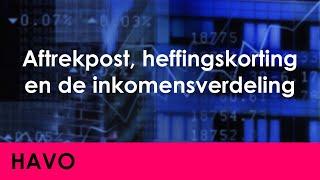 Aftrekpost, heffingskorting en de inkomensverdeling - Economie voor havo - Jong & Oud