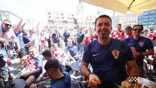 EURO2024: Hrvatski navijači u Leipzigu
