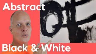 Tips for a simple black and white painting – #1: the basics