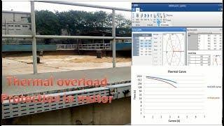 Thermal overload  Protection Testing | For | REM 620 Relay | Motor Protection relay testing