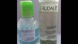 Caudalie vs Bioderma review/demonstration - finding your perfect make-up remover