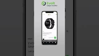 Stay ahead of time with Evolt’s sleek smartwatch! Experience innovation on your wrist with features