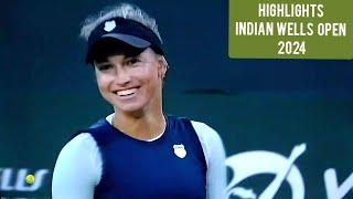 IGA SWIATEK/YULIA PUTINTSEVA/INDIAN WELLS OPEN 2024