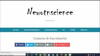 Newotnscience : un site web éducatif gratuit