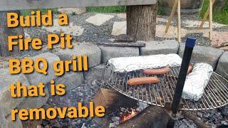 DIY Fire Pit Grill Grate Idea for Your Backyard Campfire BBQ