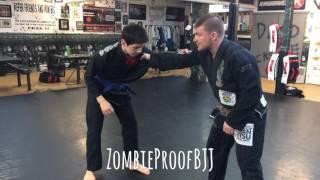 How To Pull Single Leg X From Standing - ZombieProofBJJ (Gi)