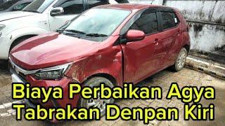 biaya Perbaikan Mobil Agya tabrakan depan kiri #automobile #tutorial #upgrade #otomotif #ketokmagic