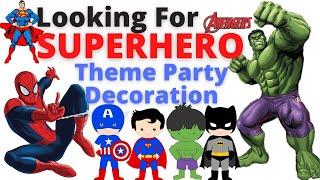 Avengers Theme | Best Offer | Birthday party ideas | party Planner In Delhi | Birthday Party Planner