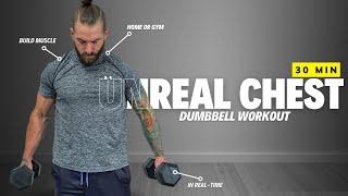 30min Chest Workout With Dumbbells |The Ultimate Pump | Home or Gym