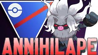 ANNIHILAPE is INSANE in the GREAT LEAGUE | Pokemon GO Battle League