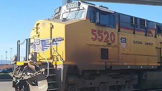 Railfanning Union Pacific Train #5520! #unionpacific @unionpacific