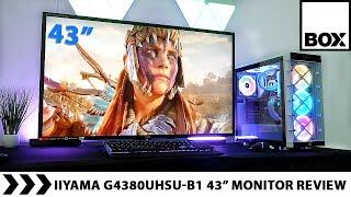 iiyama 43 inch G4380UHSU B1 Gaming Monitor Review | 4K