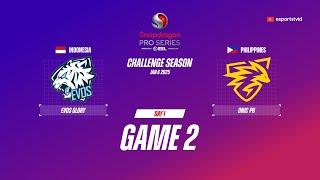 EVOS Glory vs ONIC Philippines GAME 2 Snapdragon Pro Series Season 6 | ONIC vs EVOS ESPORTSTV