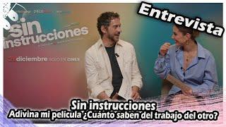 ENTREVISTA | Sin instrucciones : Paco León y Silvia Alonso ¿Cuánto saben de los trabajos del otro?