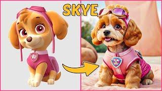 PAW PATROL Animation Movie Characters As IN REAL LIFE | Skye, Chase, Zuma 