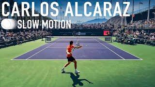 Carlos Alcaraz | Forehand & Backhand [Slow Motion 4K 120fps]