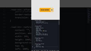  Smooth Animated Button Using Only CSS! #Shorts #htmlcss #coding #animatedbutton #webdesign #css