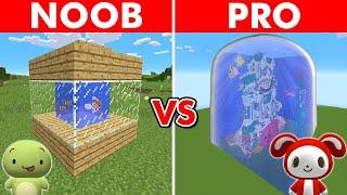 Minecraft NOOB vs PRO:PRANK AQUARIUM BUILD CHALLENGE