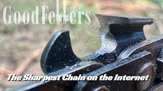 Sharpening a Chainsaw...The Sharpest Chains on the Internet!!!   Part 3