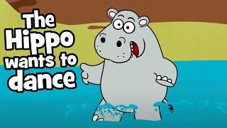 Hippo dance - animal children's song - The Hippo wants to dance | Hooray Kids Songs & Nursery Rhymes