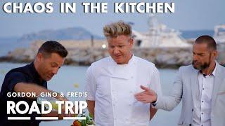 Three Chefs In The Kitchen - Big Dinners | Gordon, Gino and Fred's Road Trip