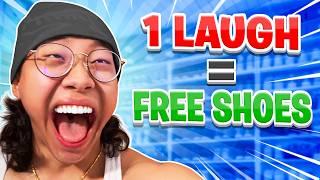 Make Me Laugh, Win Free Shoes!