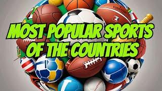 Most Popular Sports of the Countries 3D ANIMATION