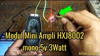 Modul Ampli Mini HXJ8002 Mono 3 Watt 5V | Review dan Tes Suara