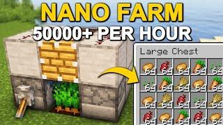 The EASIEST Nano Crop Farm for Minecraft 1.20! Mini CROP Farm Build