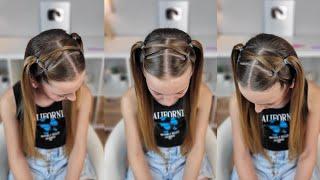 Peinado fácil y rápido para niñas / Quick and easy hairstyle tutorial