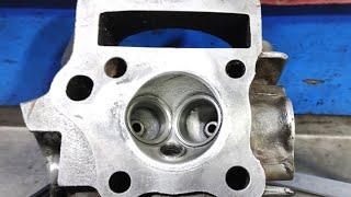 Valve seat cutting and grinding manually - Zimbiker