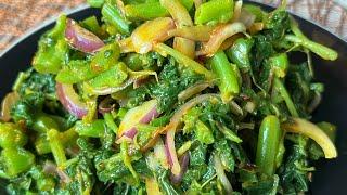 ဟင်းနုနွယ်ရွက်သုပ်  Spinach Salad