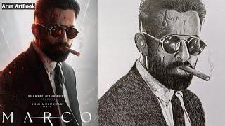 Marco Movie Unni Mukundan Drawing / Marco Drawing / Arun ArtBook