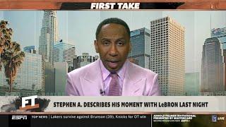 FIRST TAKE | "Bronny isn't close to NBA-ready" - Stephen A addresses viral confrontation with LeBron