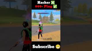 hacker 999+ ping #freefire #freefireshorts #shorts #shortvideo #trending @FreeFireIndiaOfficial