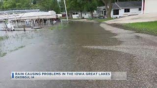 Rain Causing Problems In The Iowa Great Lakes