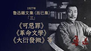 魯迅談精神資本家、愛國大V、文物流失：《可惡罪》《革命文學》《大衍發微》等 | 魯迅1927年雜文集《而已集》(3) | 魯迅雜文 | 民國文學 |〔有聲書閱讀〕