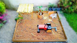 " Dive into the Realism: Epic Village Farming Model!  || School Project Idea