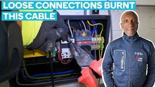 "I CAN SMELL THE BURNING!!!" | Extended Fault Finding Vlog | Electrician In London