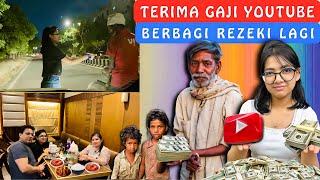 Terima Gaji Dari Youtube Berbagi Rezeki Lagi‼️Makan Malam Bersama Diluar‼️