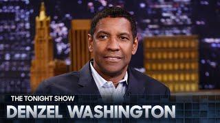 Denzel Washington Had to Improvise After Breaking a Door on Stage | Fallon Flashback