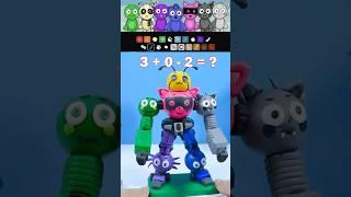 I made ROBOT Abgerny Vurr, Zee, Amy…..  from Sprunki with clay #shorts #sprunki #clay #diy