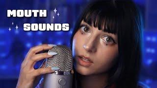 ASMR | Intense Mouth Sounds + Soft Mic Scratching + Echo (No Talking)