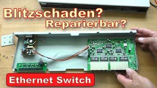 Ethernet Switch - Gewitterschaden? Reparierbar?