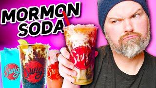 We Try Popular Mormon "Dirty Soda" Drinks! - SWIG vs FIIZ Taste Test