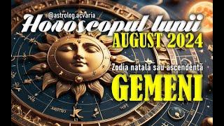 GEMENI  Horoscop AUGUST 2024 (Subtitrat RO)  GEMINI AUGUST 2024 HOROSCOPE
