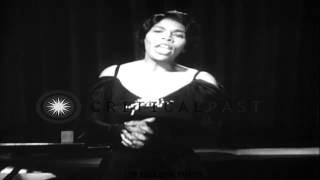 Marian Anderson sings three songs, a 1951 concert